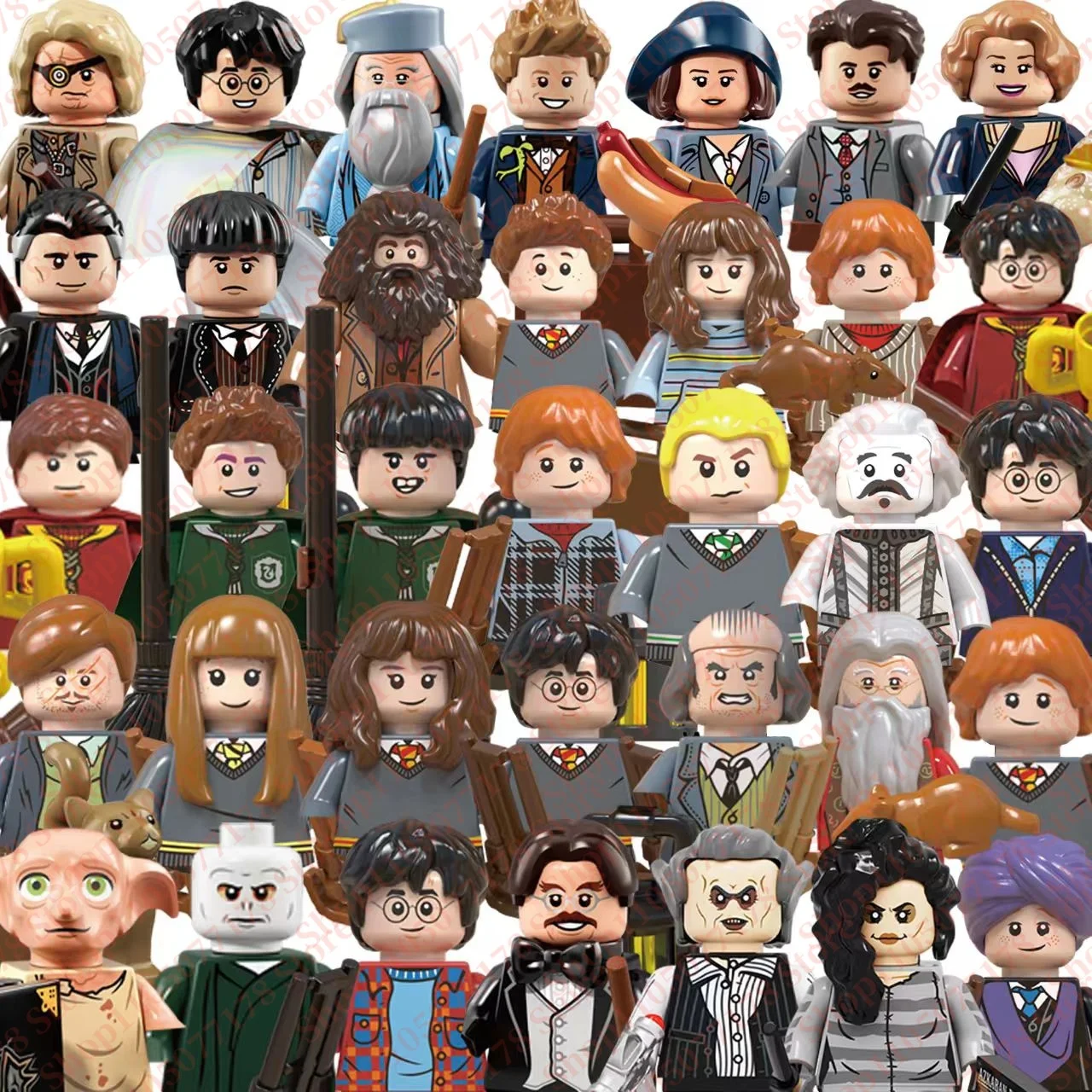 Harry Potter MINI Block toy Lovegood Ron Malfoy Luna building block gift action character doll