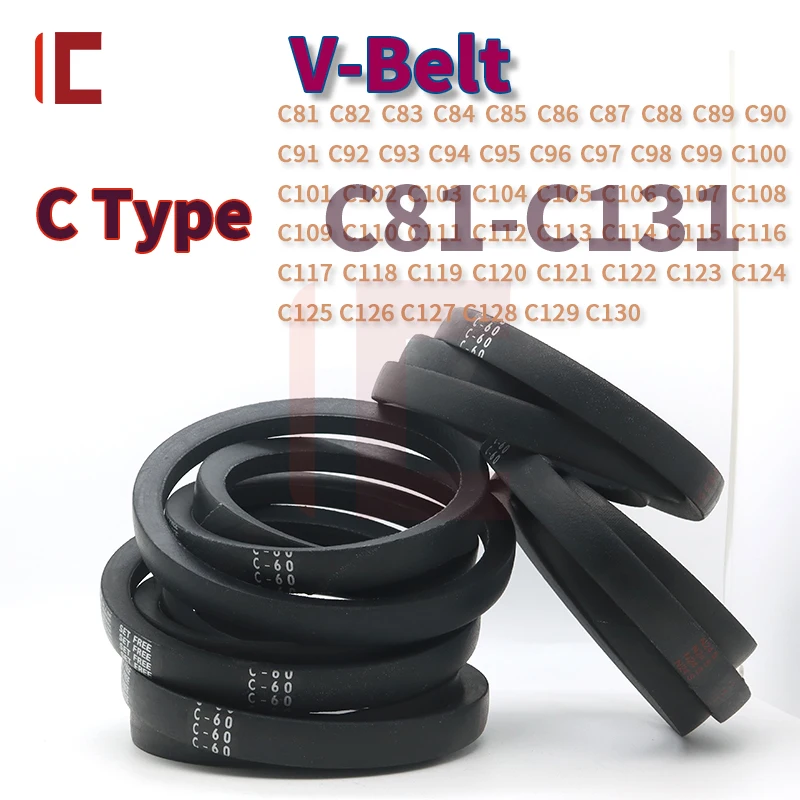 

C Type Belt V-Belt C81 to C131 C Type Triangle Belt for Automotive Agricultural Machinery C Drive Belt V Belt C Type Rubber Belt