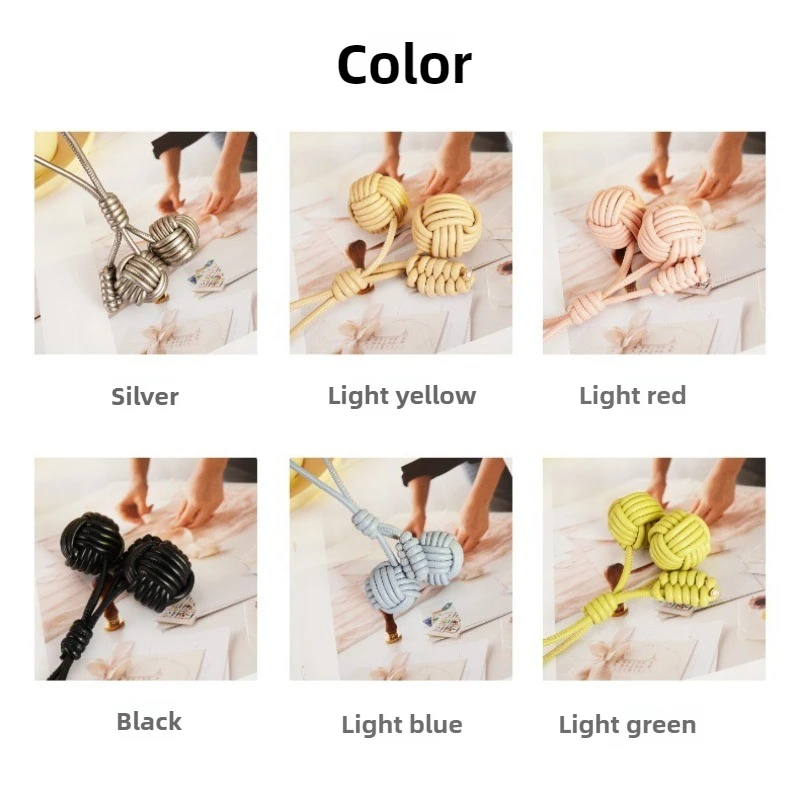 กระเป๋าดีไซเนอร์เกาหลีอินเทรนด์จี้ลูกบอลหิมะแฮนด์เมดทอบอลอเนกประสงค์กระเป๋าอุปกรณ์เสริมขายส่งรถแขวนตกแต่งหรูหรา