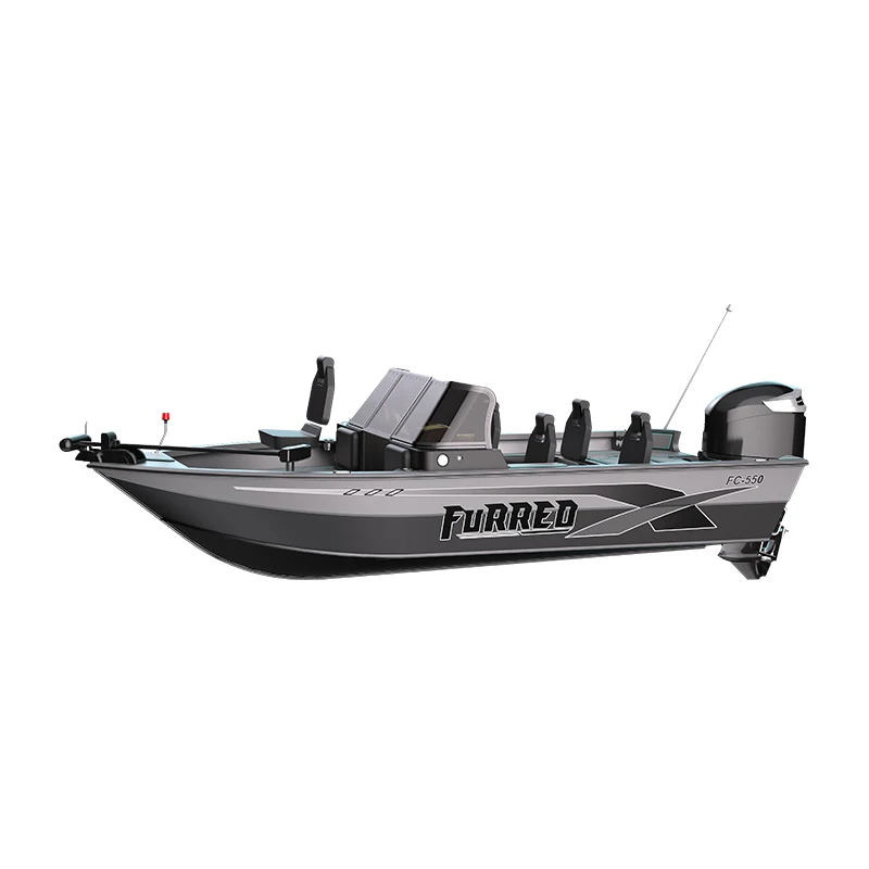 Aluminum Boat 5.75m 21ft Yacht Fishing & Speed Boat with Outboard Engine for Sale Sport Leisure Entertainment Use
