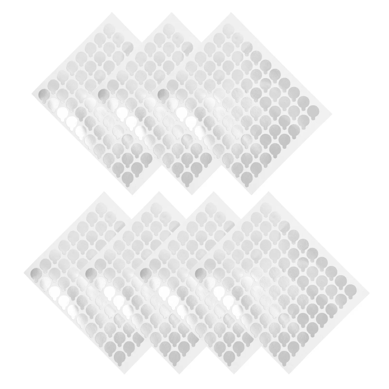 500Pcs Aluminum Foil Lid Seal Stickers Self Adhesive Bottle Sealing Discs Tamper Proof Foil Film Tube Bottle Seal