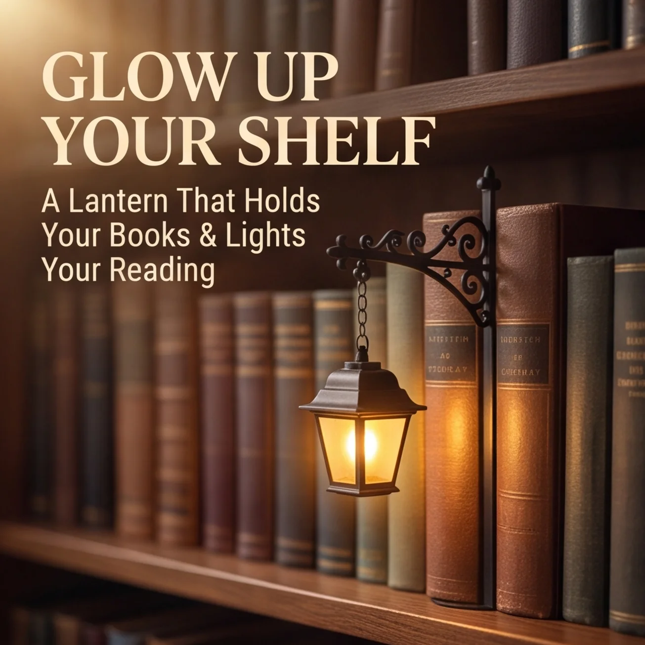 2Pcs Library Lantern Mini Bookshelf LED Lamp Warm White Light Creative Book Nook Decor Mini Night Light Reading Lamp for Book