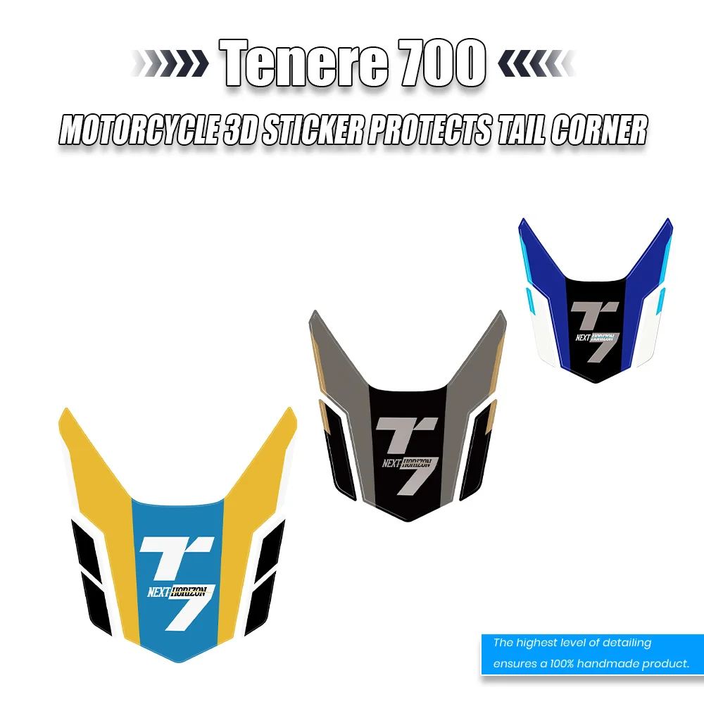 

3D Gel Sticker Motorcycle Tail Protection Compatible with For Tenere 700 2025- T700 Rally Accessories