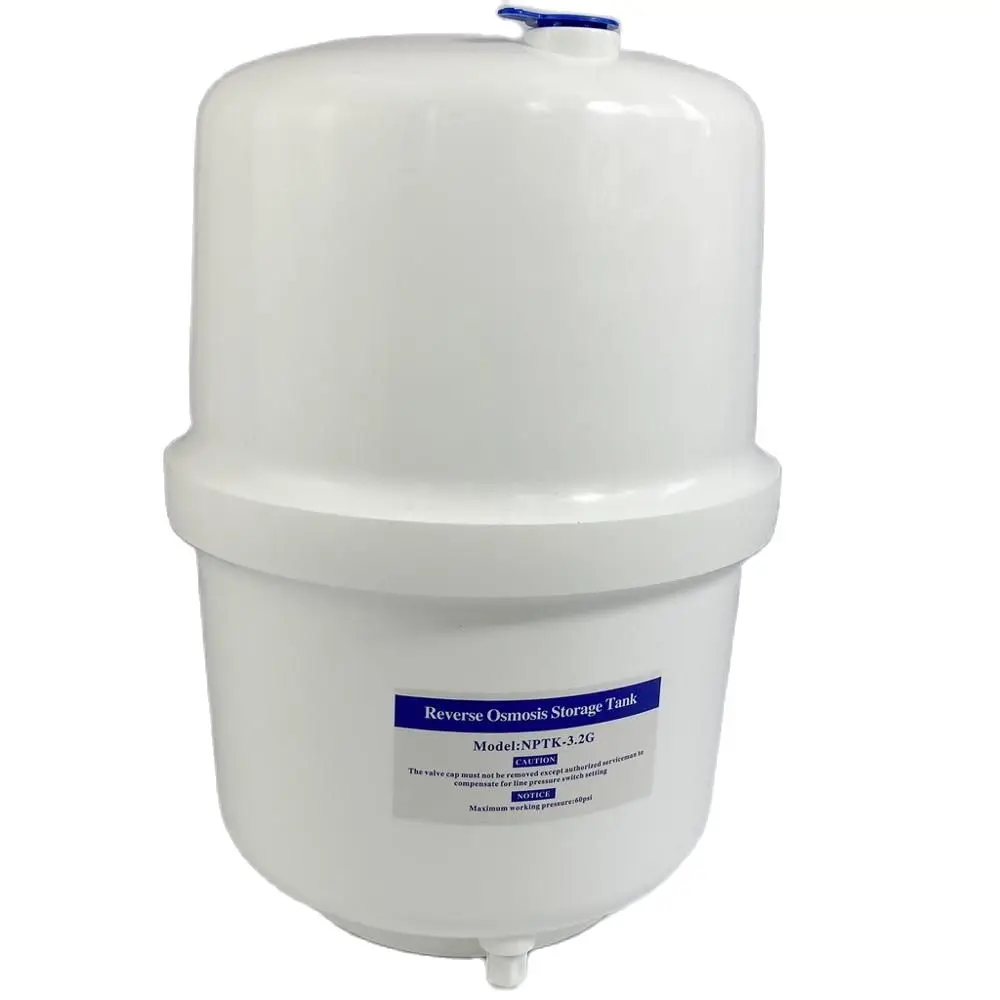 Coronwater Plastic Storage Tank 3 Gallon RO Tank for Reverse Osmosis System