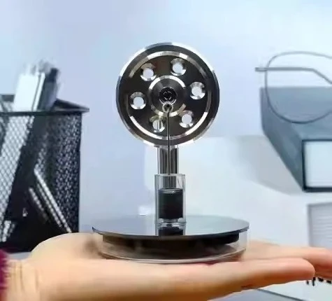 Stirling Engine Model, Diameter 76mm, Height 100mm Manual Engine