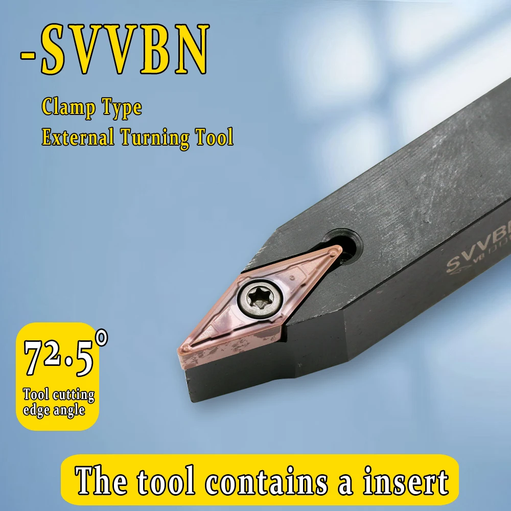 Maifix 1pcs SVVBN 1212 SVVBN1616 SVVBN2020 SVVBN2525 External Turning Tool SVVBN Cutter Bar CNC Lathe Bar Turning Holder