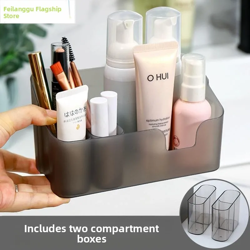 

Batoom Vani Organizer Box Single Storage Cabinet Toilet Mirror elf Sink Countertop Arrangement Tool Batoom entials