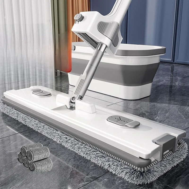 Hand-Free Cleaning Robot Mop Large Size Flat Squeegee for Home Use Easy to Use Battery Operated Stiy Dust Puer