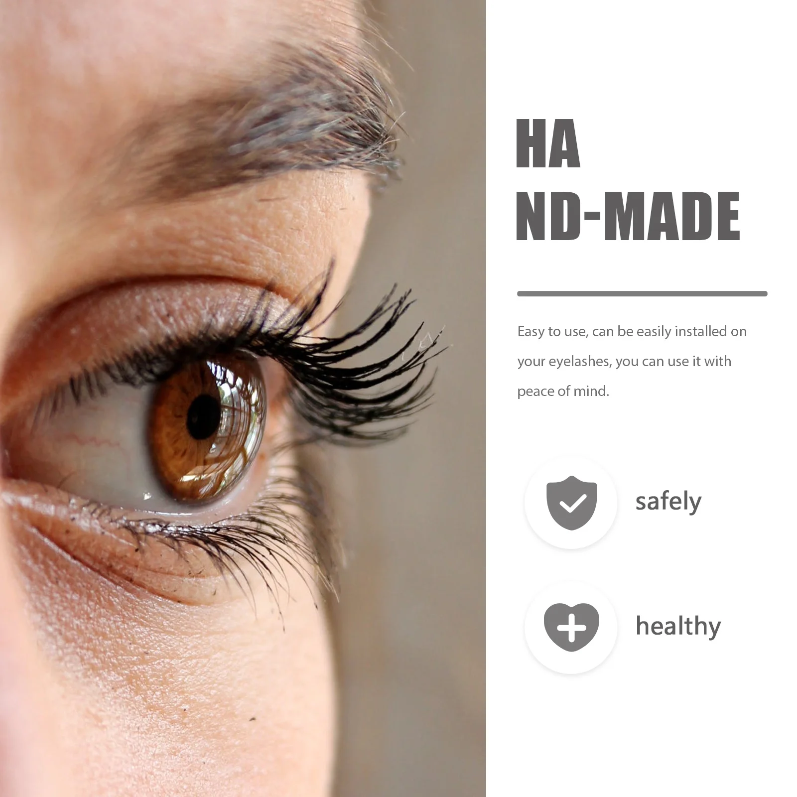 10 pares de pestañas postizas artificiales, pestañas postizas de fibra densa impermeables, accesorio de maquillaje de ojos duradero para fiesta de fotografía