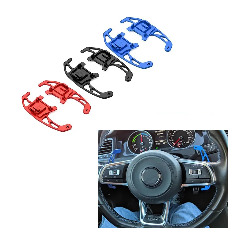 Car Steering Wheel Shift Paddle Shifter For Volkswagen VW GOLF GTI R GTD GTE MK7 7 POLO GTI Scirocco Tiguan Rline PASSAT