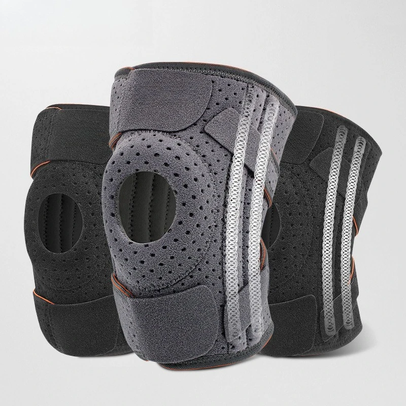 Knee Elbow Pads Silicone Anti‑Slip Shock Absorption Joint Stabilizer for Cycling Running Outdoor Sports Safety Protective Gear