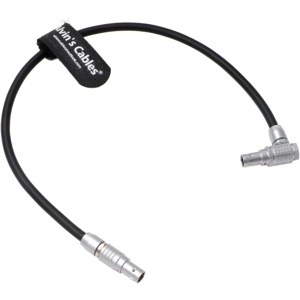 Run-Stop Cable for ARRI cforce RF Motor|cmotion cPRO Motor to Red- Komodo 7 Pin Male to EXT 9 Pin Male Right Angle R/S Cable