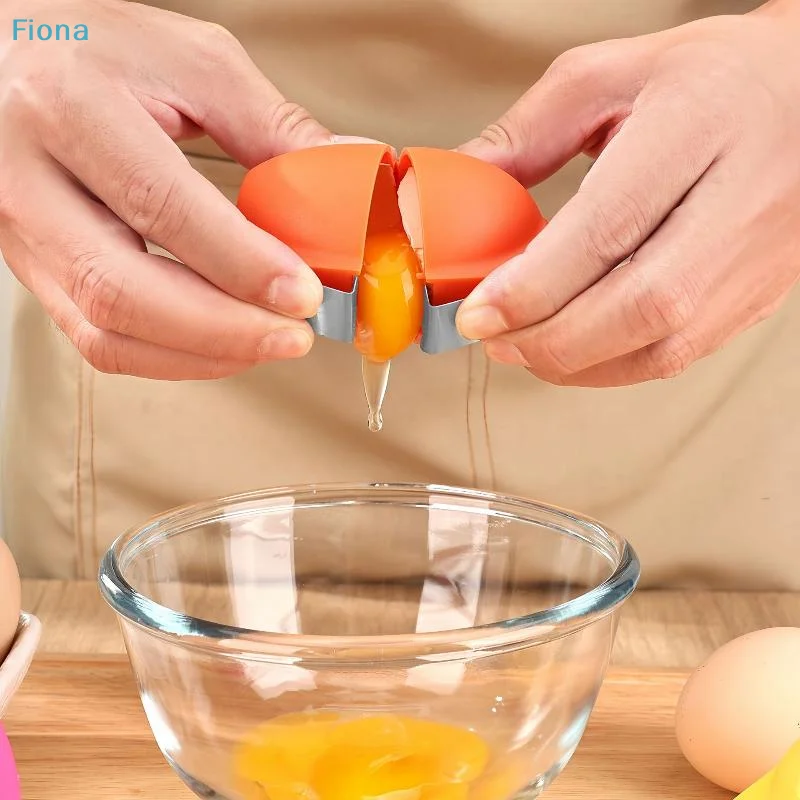 ✔Multifunctional Egg Shell Opener Handheld Egg Cracker Separator Tool Eggshell Cutter Easy Open Kitchen Gadget For Raw Egg