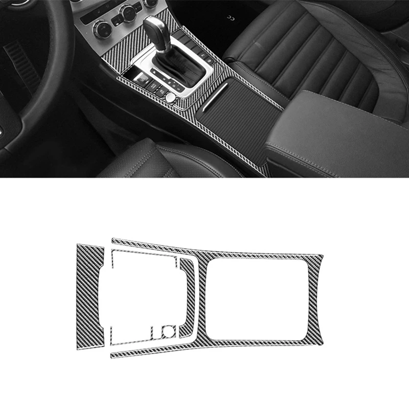 

1 комплект, аксессуары для Volkswagen CC 2012-2018, мягкая углеродная волоконная центральная консоль, крышка переключения передач, отделка, стикеры, аксессуары
