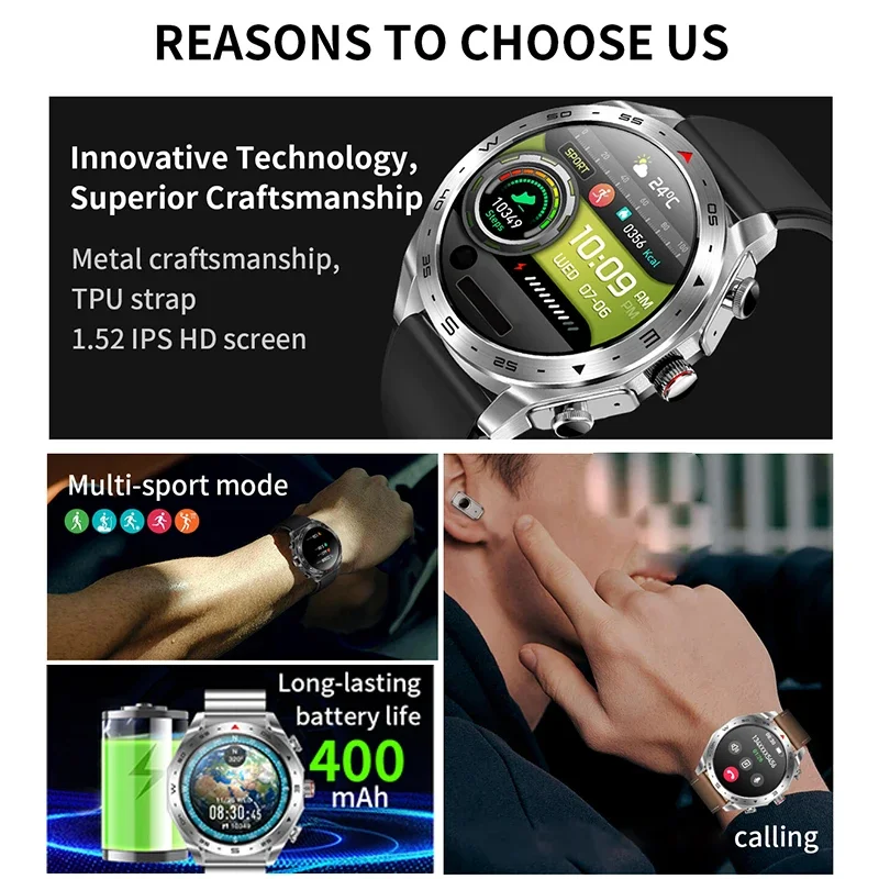 T95 Smart Watches 2 in 1 With Earbuds HIFI Earbuds SmartWatch With Speaker Tracker Music Heart Rate Monitor Man Sports Watch New