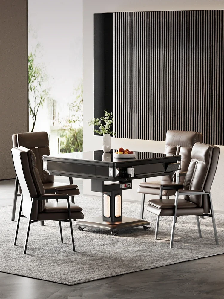 Power-driven Dining Table Fold Low Volume Storage Drawer Mahjong Table Automatic Shuffling Mesas De Comedor Home Furniture