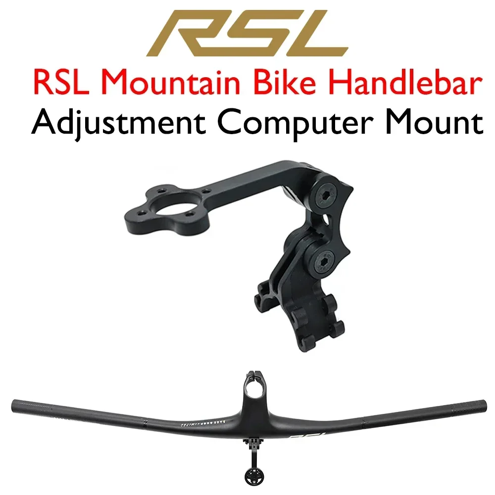 RSL Computer Stand， Holder suitable for RSL one-piece full carbon fiber handlebar/  Parts MTB / Integrated CablesStopwatch