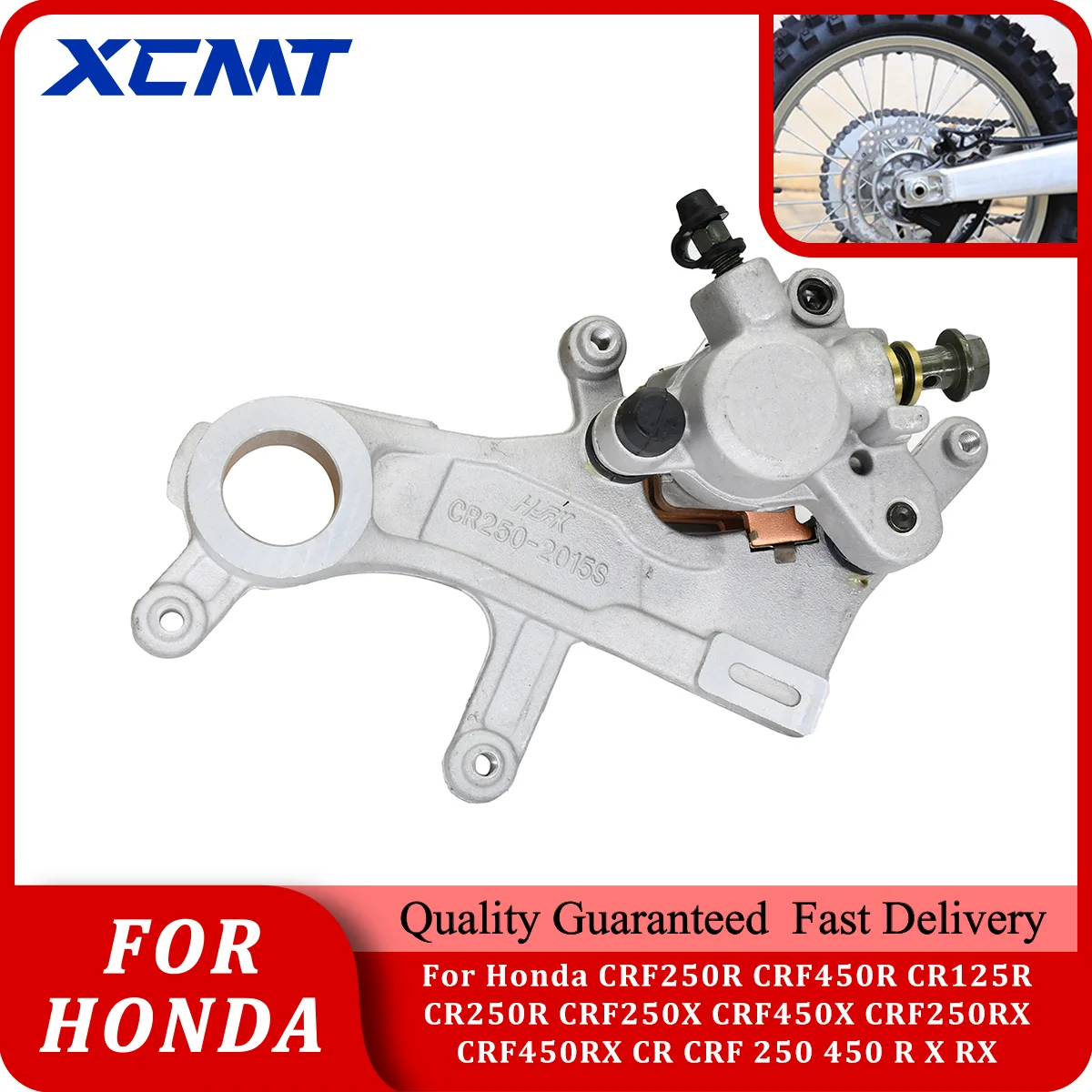 

Motorcycle Rear Brake Caliper For Honda CRF250R CRF450R CR125R CR250R CRF250X CRF450X CRF250RX CRF450RX CR CRF 250 450 R X RX