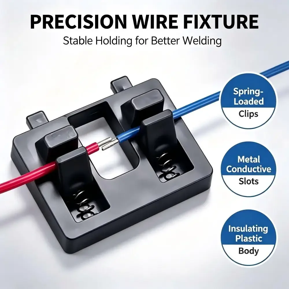Adjustable Soldering Cable Holder Wire Fixing Clamp Portable Welding Locator Fixture for Circuit Board Electronic Soldering Work