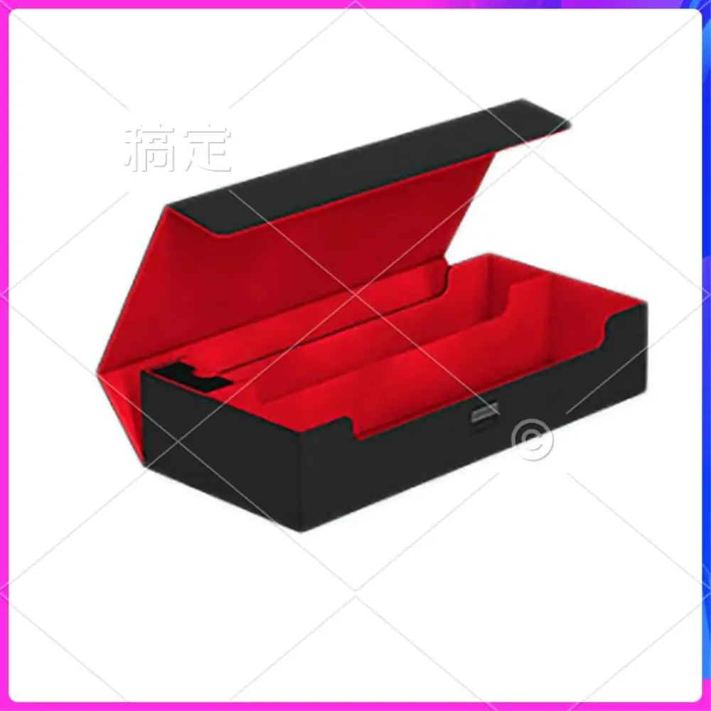 AUU-Large Card Case Deck Box Playmat And Dice Collector Container Card Storage Box Storage Dustproof Card Storage Box
