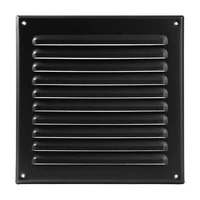 250x250mm Metal Louver Vent Cover Square Vent Exterior Wall Grille Cover Heating Cooling & Vents Plate Insect Screen Cover