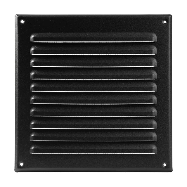 250x250mm Metal Louver Vent Cover Square Vent Exterior Wall Grille Cover Heating Cooling & Vents Plate Insect Screen Cover 250x250mm Metal Louver Vent Cover Square Vent Exterior Wall Grille Cover Heating Cooling & Vents Plate Insect Screen Cover