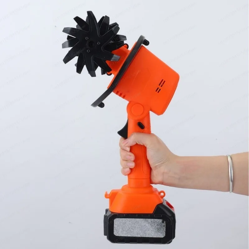 Mini Tiller Cultivator, Compact Garden Rotavator for Weeding, Soil Loosening and Plowing, Household Hoeing Machine