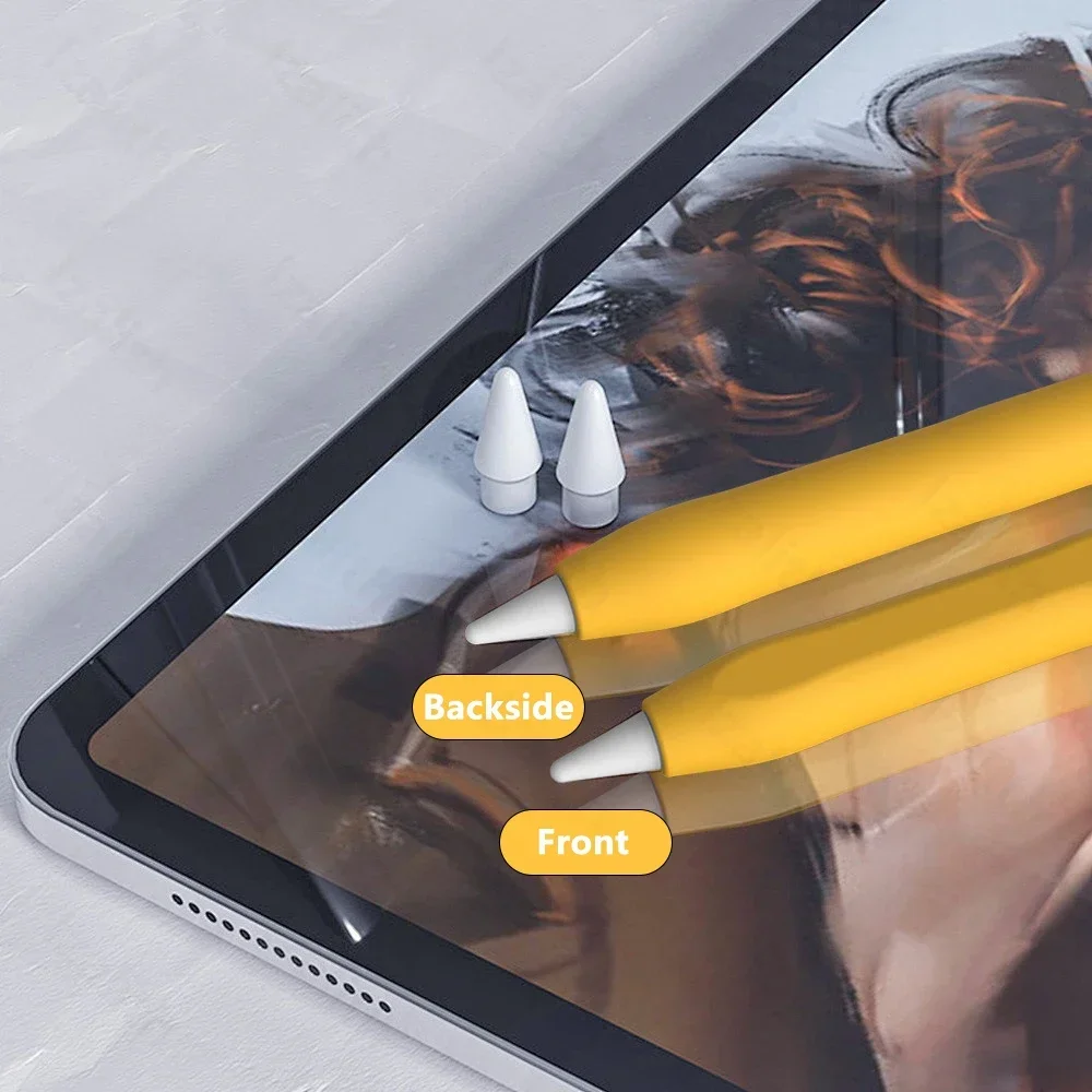 Etui voor Apple Pencil Pro 2e kleur bijpassende zachte siliconen ultradunne beschermhoes voor iPad Pencil Pro 2e