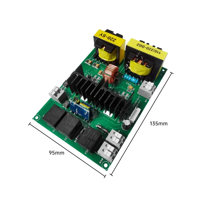 Circuit imprimé numérique CHY Bly IC, 100W, 40KHz, affichage de l'heure, pilote à ultrasons, transducteur à ultrasons industriel, accessoires à ultrasons