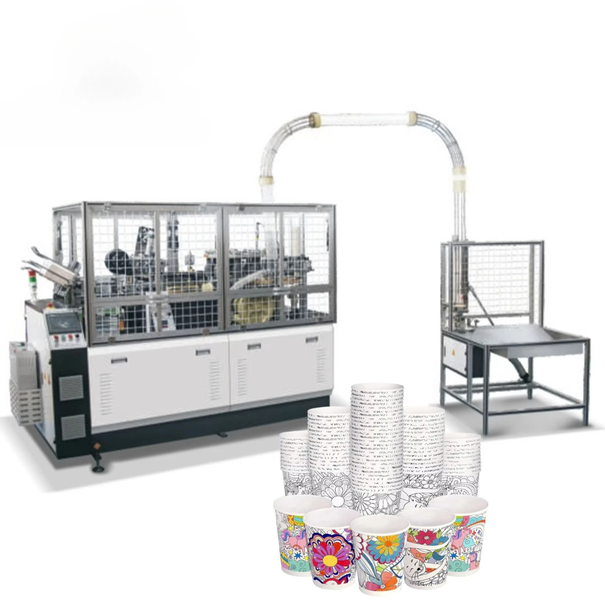 China Manufacturers Disposable Mini Paper Cup Making Machine High Quality Ultrasonic Paper Tea Cup Forming Machine Low Cost