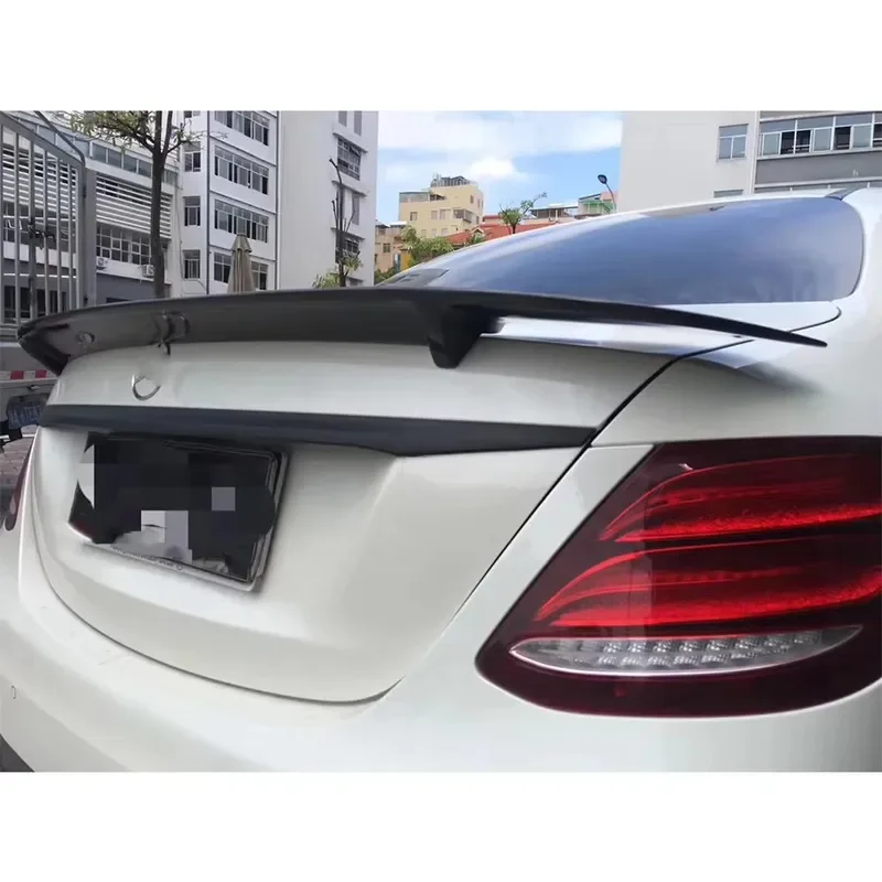 For Mercedes Benz CLA Class W117 CLA200 CLA45 Carbon Fiber Tail fins Rear Trunk Spoiler Guide Wing Rear Wing Diverte Body Kit