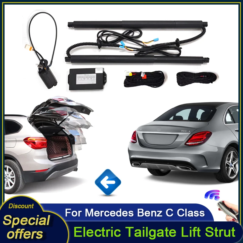 For Mercedes Benz C Class W205 2014~2021 Car Electric Tailgate Tail Gate Strut Vehicle Power Rear Door Lift System Kit for Trunk