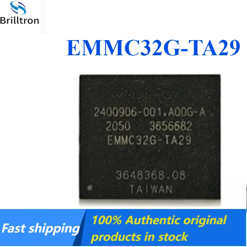 1-5PCS New EMMC32G-TA29 32GB Version 5.1 EMMC Flash Memory Brand New and Original, in Stock