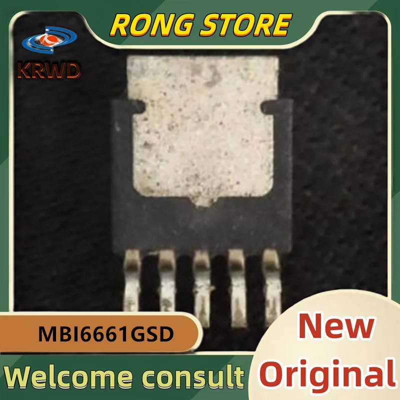 5PCS MBI6661G New and Original Chip IC MBI6661GSD MBI6661 TO252-5 Buck LED driver chip