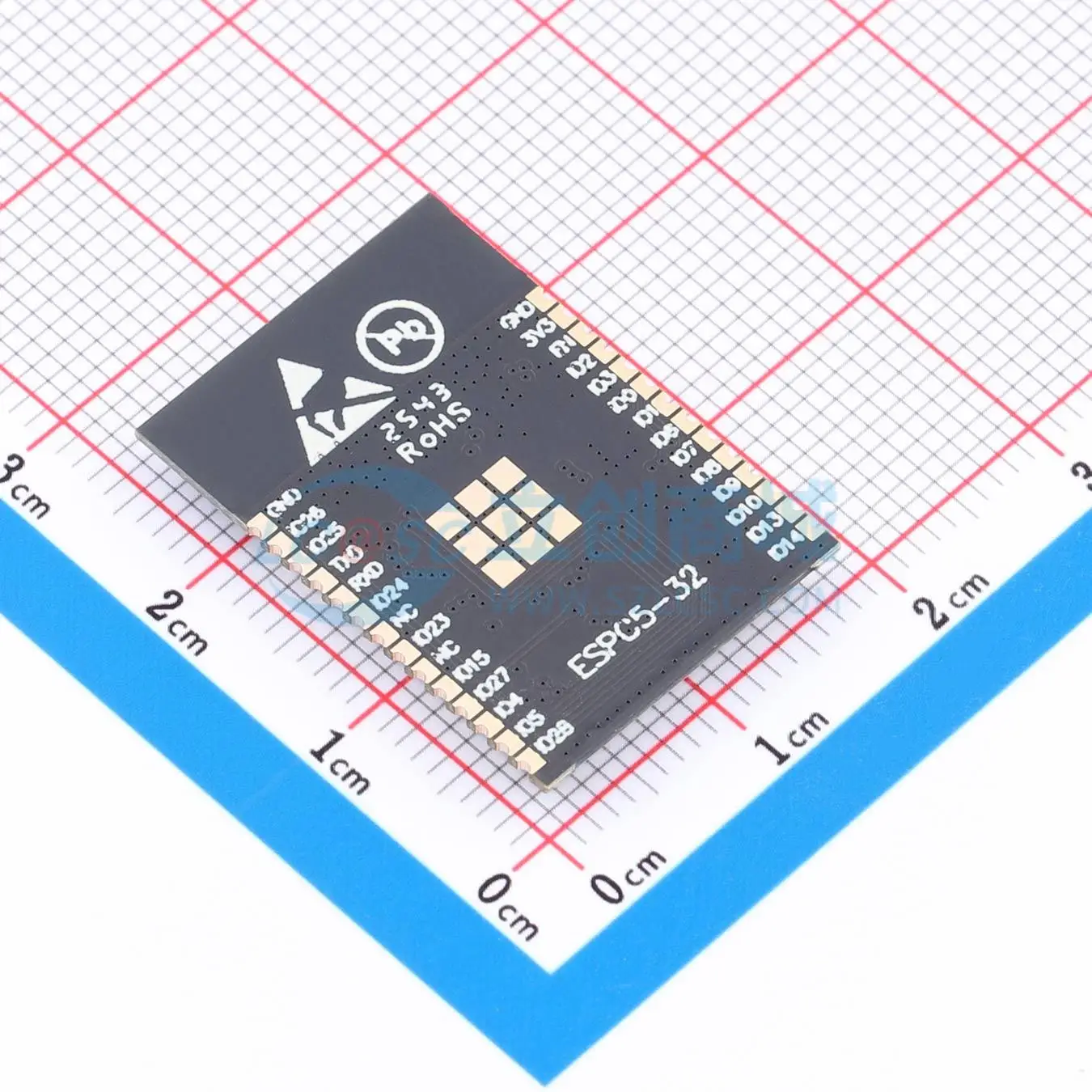 3pcs ESPC5-32-H4 SMD 25.5x18mm Zigbee WiFi Wireless Module for Smart Home System