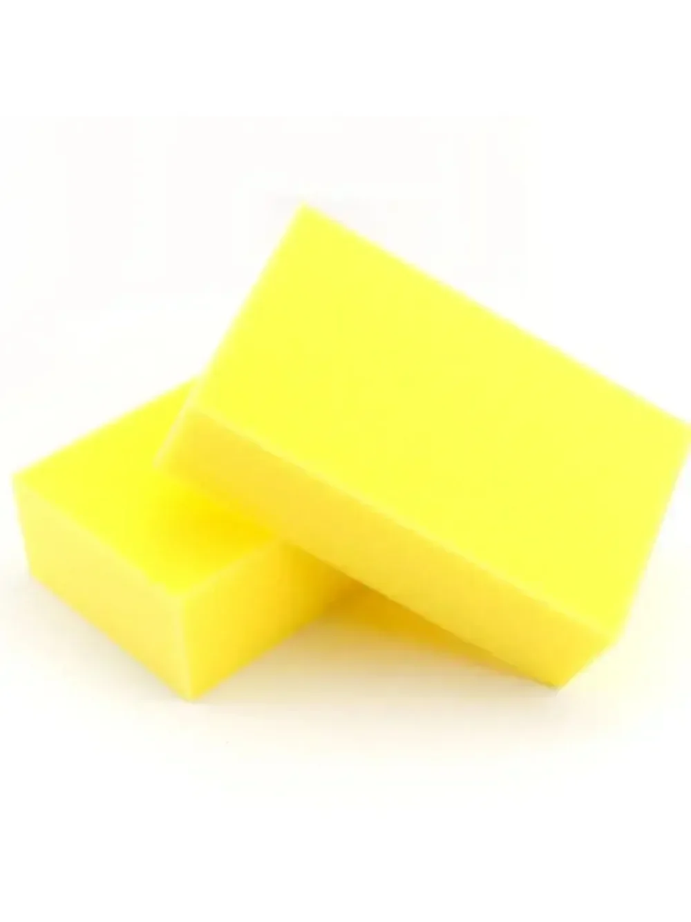 Éponge carrée de cire de lavage de voiture jaune, Extra douce, grande taille, Cellulose, Super absorbante, outil de nettoyage multi-usage, 2 pièces