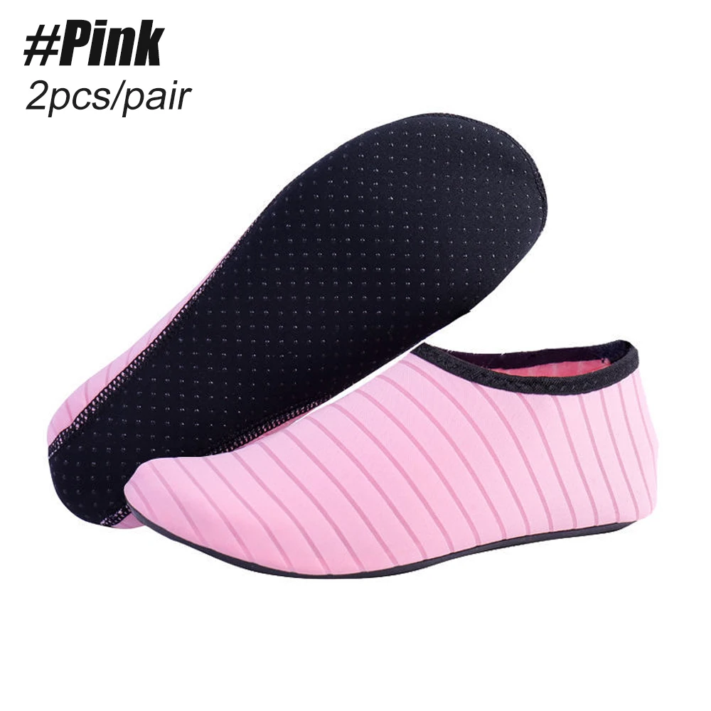 1 Paar Wasserschuhe für Herren und Damen, Barfuß, Strand, Pool-Schuhe, schnell trocknende Aqua-Yoga-Socken für Surfen, Schwimmen, Wassersport – Detail 11
