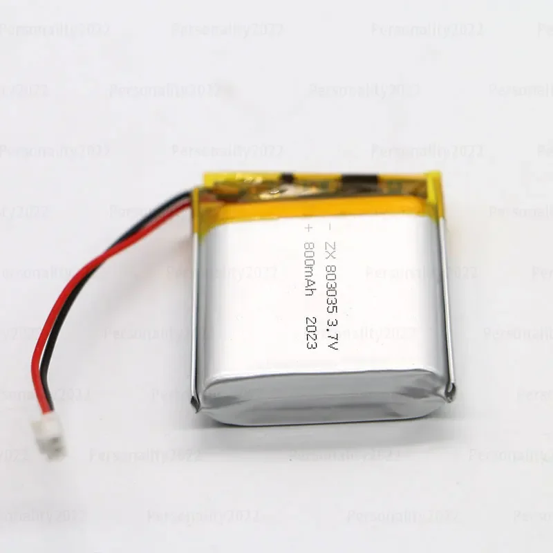 803035 Polymer Battery 800mAh 3.7V Li-ion Batteries for Smart Bracelet Bluetooth Headset Keyboard Toys Small Fan LED Lights Lipo