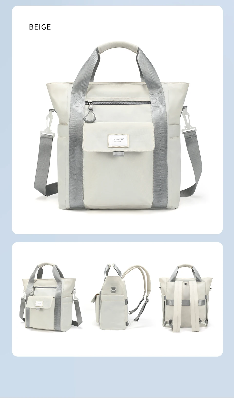 Tigernu Rucksack Taschen Für Frauen Mode Schulter Tasche Handtasche Für Mädchen Sling Taschen Weibliche Rucksack Für Reisen Für Schule Rucksack – Detail 15