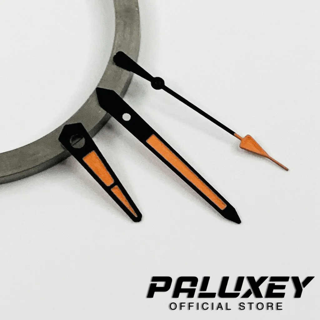 ساعات مضيئة مؤشرات ، يد ، ذهبي ، أسود ، برتقالي ، أخضر ، NH35 ، NH36 ، 4R ، 7S حركة ، NH35