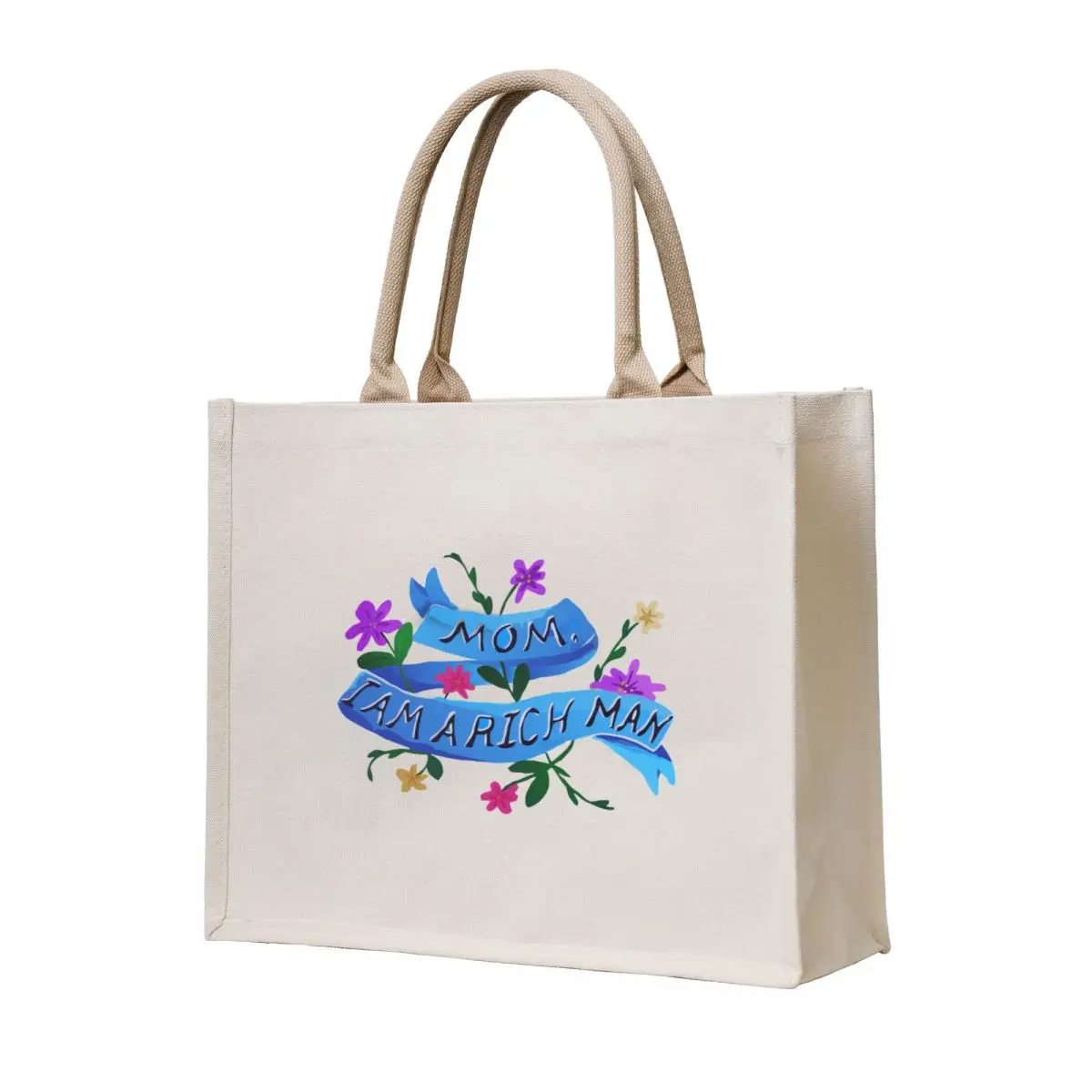 

I am a Rich Man Tote Bag large tote bag Women's shopping bag shopper bags for women
