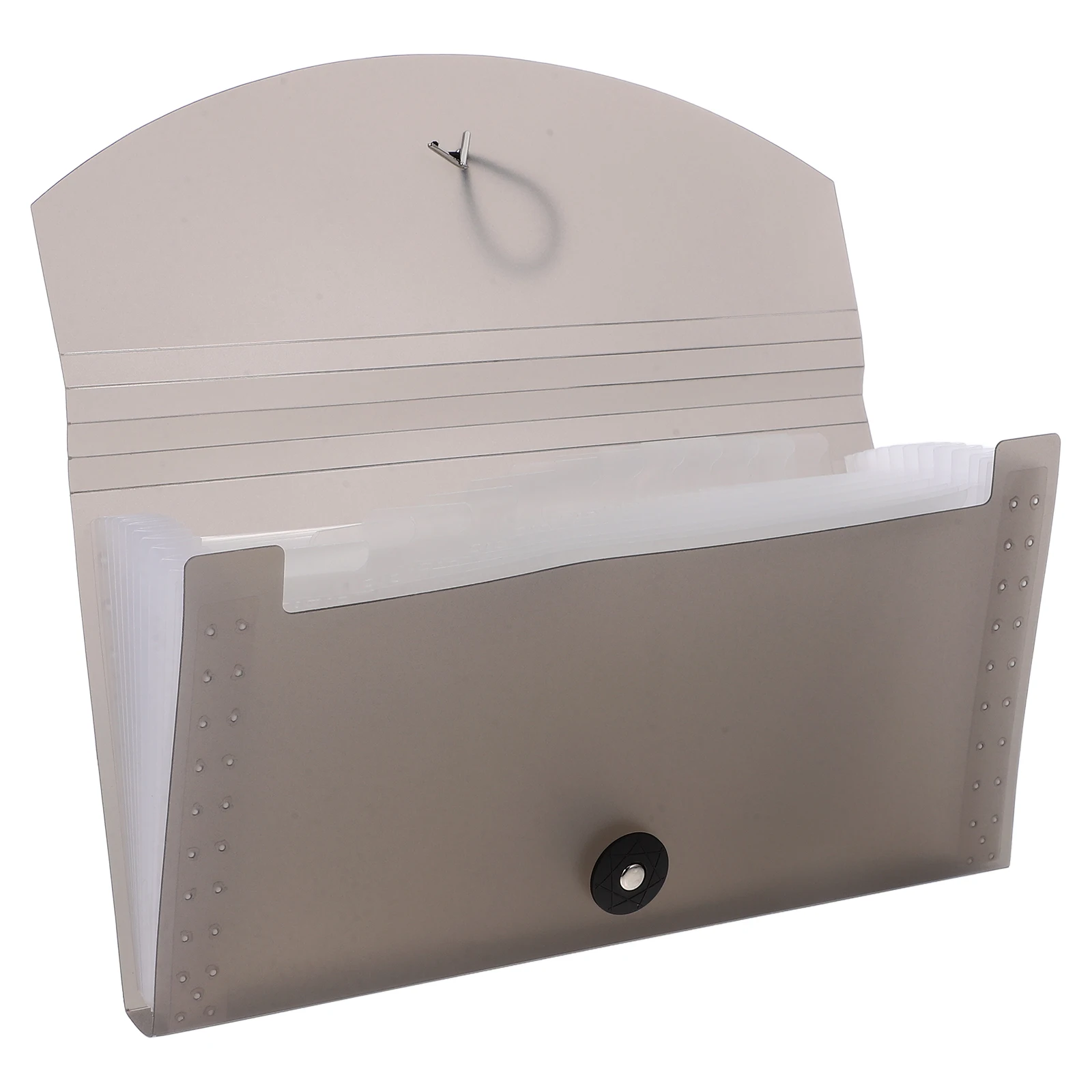 13-Pocket Receipt Holder Card Organizer Accordion File Folder Elastic Flap Secure Closure Document Storage Organizer for Office