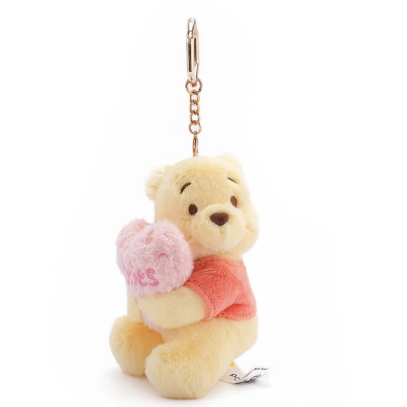 Niedliche Erdbeer-Bärchen Winnie Puuh Plüschtiere Kleine Anhänger Schlüsselanhänger Stofftiere Schulranzen-Dekorationen Weihnachtsgeschenke – Detail 4