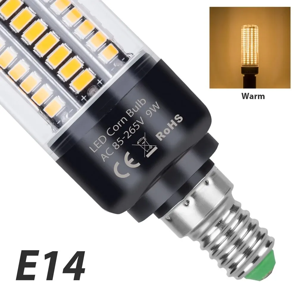 E27 LED-lamp E14 maïslamp B22 plafondkroonluchters 3,5 W 5 W 7 W 9 W 12 W 15 W 20 W koel/warm wit geen flikkering AC85-265V 5736 SMD