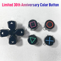Limited 30th Anniversary Color Button for PS5 Controller Shell Cover Playstation 5 Case Replacement for BDM-010/020/030/040/050