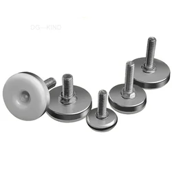 Leveling machine screw, height adjustable m6 m8 m10 screw, 30mm 35mm 43mm 50mm foot base, 2/pieces