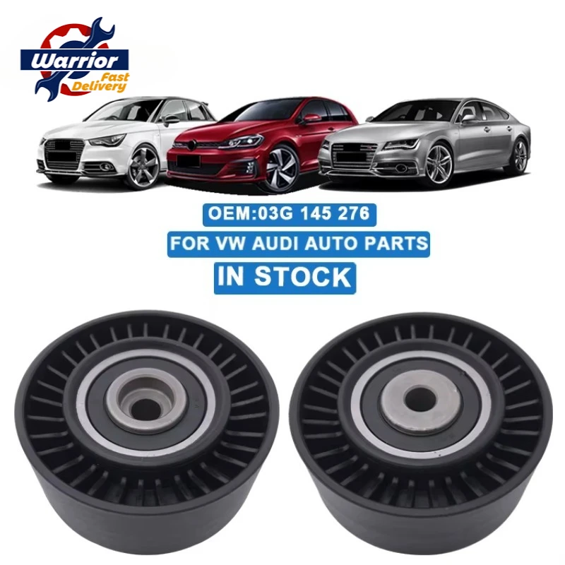 

2PCS Tensioner Pulley 03G145276 for Audi A4 A6 A5 Vw Golf Amarok Seat Car Auto Part