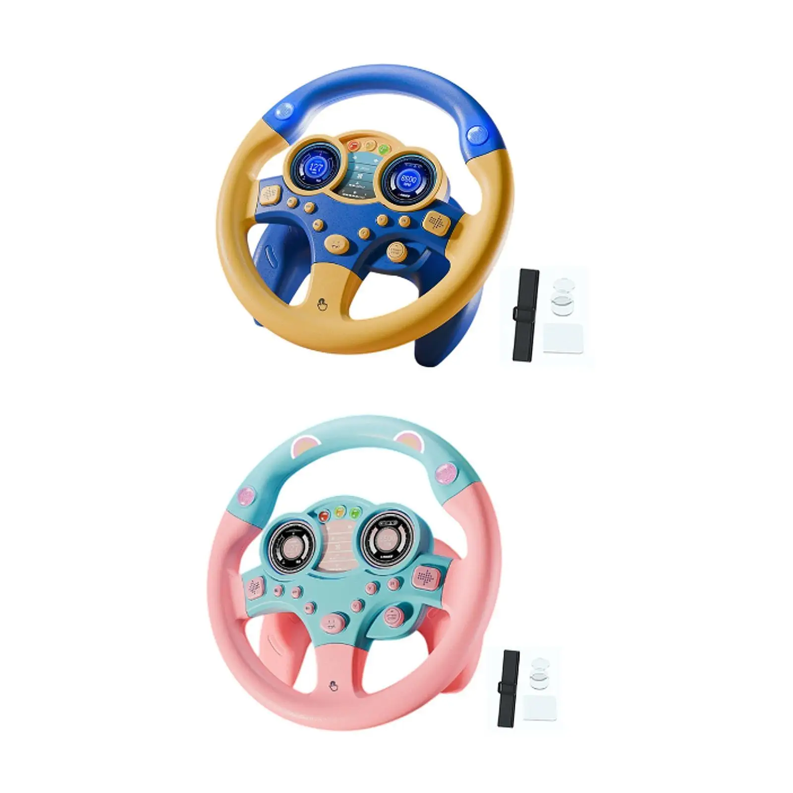 Simulation Steering Wheel Simulated Driving Controller Sounding Toy Kids Driving Simulator Toy for Role Play Interaction Kids