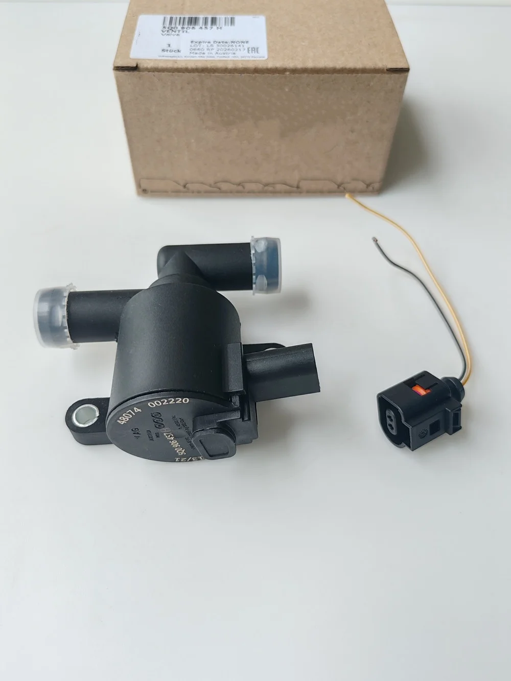 Genuine OEM 5Q0-906-457-H 5Q0906457H Cooling Valve Solenoid Control Valve For Audi 2.0T 3.0TDI For VW Seat Skoda 1.8T 2.0T