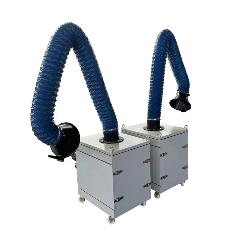 360-Degree industrial single-arm welding fume purifier ° flexible suction arm